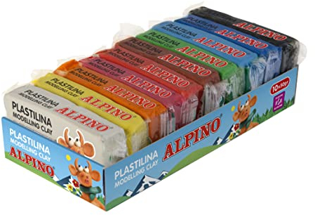 Alpino dp000202 – Vassoio 10 plastilina