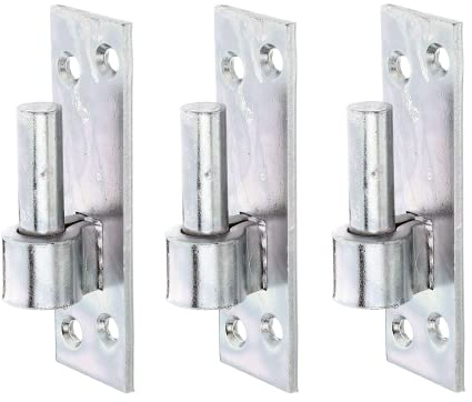 Alberts 318680 Kloben auf Platte | Süddeutsche Form mit DI oder DII-Haken | galvanisch verzinkt, dickschichtpassiviert | Dornmaß Ø13 mm | Platte 110 x 36 mm | 3er Set