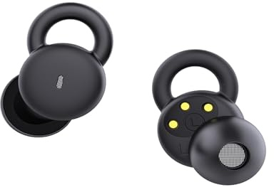 wedoking Sleep Earbuds, Comfortable Sleeping Headphones Small Design for Side Sleepers Invisible Buds Wireless Bluetooth Earphones for Noise Blocking Snoring