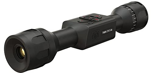 ATN Thor LTV Ultra Light Thermal Hunting Scope, 4K+ 4056x3040 Thermal Sensor, 4K Video Record, One Shot Zero, 10h+ Battery Power