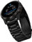 Hiseus 22mm Correa Compatible con Garmin Forerunner 255/Forerunner 255 Music 46mm/Vivoactive 4/Venu 2, Correa Acero Inoxidable de Metal de Reemplazo Reloj Correa para Mujeres Hombres (Negro)