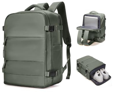 SZSYCN Travel Ryggsäck Kabinväskor 40x30x20 Ryanair Carry On Bag 40x30x20 Reseryggsäck Handbagage 30 Liter Easyjet Cabin Bag 45x36x20 Casual Ryggsäckar för Kvinnor 16-tums Bärbar Datorväska