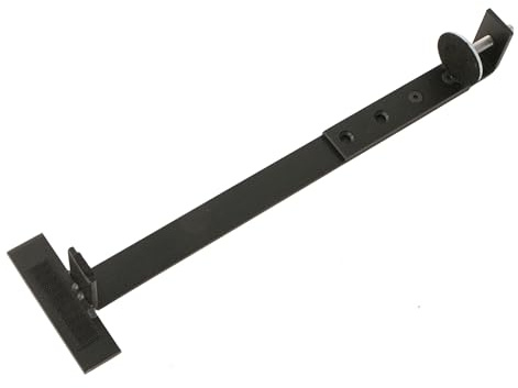 Fame FCPHS-1 Cajon Pedal Halteschiene, Stufenlos Einstellbare Stahlschiene, Schwarz, Gepolsterter Stempel, Kompatibel mit Allen Cajons und Pedalen, Ersatzteil für Drum Hardware