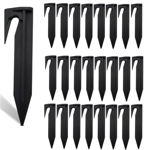 Piquetas de Fijación para Cables Delimitadores Robot Piquetas de Tierra para robot Cortacésped 100 Piezas Anclajes de tierra Ganchos de tierra jardín Cable de Antena una Rápida Instalación Suelo