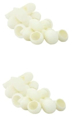 MERRYHAPY 400stücke Natürliche Organische Gesichtsreinigung Seidenraupenbälle Sanftes Peeling Für Hautpflege Entfernung Von Blackheads Und Verfärbungen Für Strahlende Und Glatte Haut