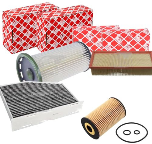 BandelOne enthält Febi Inspektionspaket passend für Golf 6 Jetta Caddy 4 Yeti 5L