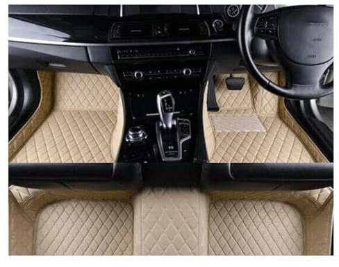 RYLFEQER Autoteppiche Für Proceed 2012 2013 2014 2015 2016 Auto-Innenausstattung Antifouling-Fußmatten Auto-Innenausstattung Teppiche Matten(Beige,RHD)