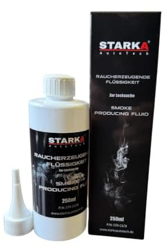 Starka Autotech Liquide de fumée pour détecteur de fuite - Test d'étanchéité et diagnostic de fuite pour climatisation automobile - Générateur de brouillard liquide