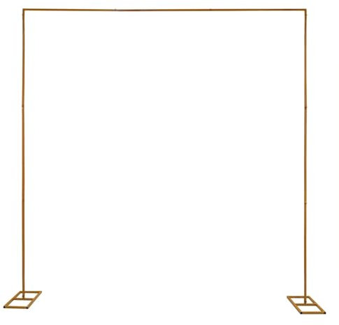 XPJYUA Arco Palloncini Struttura Supporto for Arco Nuziale con basi, Facile da Montare, 9,8 * 9,8 Piedi, Quadrato, in Metallo, for Matrimoni, Feste, Eventi, Decorazioni