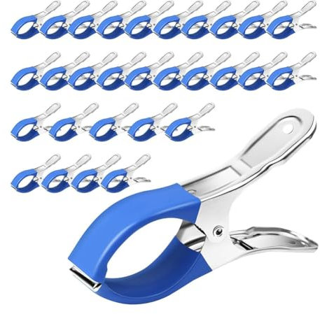Blmirror 30 Clips para Cubierta de Piscina para Piscinas Elevadas, Abrazaderas para Cubierta de Piscina, Clips Resistentes Al Viento para Cubierta de Piscina Elevada