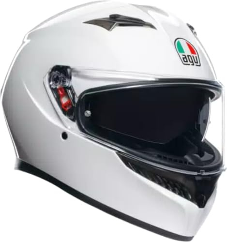 AGV K3 Solid Mono White Motorrad Helm