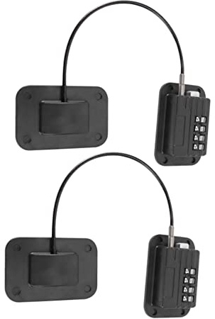 iplusmile 2sets Serrature Di Sicurezza Per Ragazzo Ragazza Blocco Password Per Frigorifero e Finestre Protezione Per Ragazzo Ragazza e Sicurezza Domestica Design Codice Multiplo