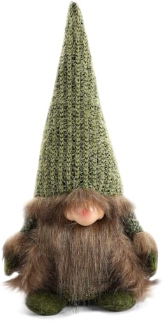 DUJSRZL Figurine de Noël Nain – Décorations de Noël en peluche de Père Noël, vacances, elfe, nain, Thanksgiving, Saint-Valentin, cadeaux nordiques pour la maison, plateau étagéré, décoration de table