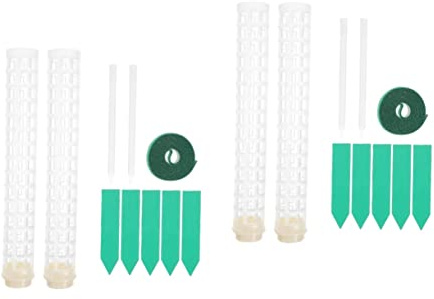 Mipcase 2 Juegos Tutores para Plantas Trepadoras Soporte Vertical para Plantas de Interior para Monstera y Otras Vides Incluye Etiquetas y Mágica