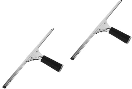 CIYODO 2pcs All Purpose Household Glass Wiper Single Sided Squeegee for Efficient Window Mirror Glass Cleaning Design Easy to Use for Home Car