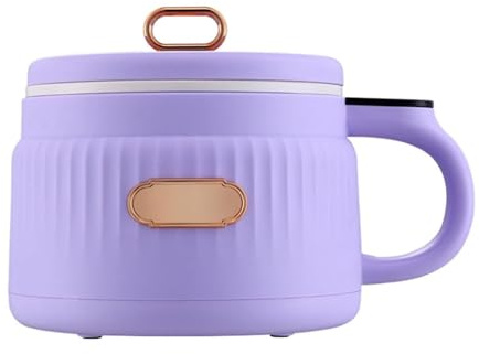 Zambuph Incluso cocinar arrocera eléctrica con olla interior antiadherente cocina inteligente olla para Fideos de Cocina eléctrica, morados