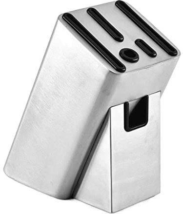Blocco Coltelli Vuoto Attrezzo Da Cucina Del'organizzatore Di Immagazzinaggio Del Portacoltelli Universale Moderno Del'acciaio Inossidabile Utensili Da Cucina