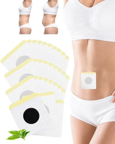 ZKUNL Abnehmpflaster für schnelles Abnehmen, 50 Slim Patches zur Fettverbrennung am Bauch, Hautfreundliche Gewichtsverlust Aufkleber gegen Cellulite