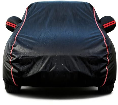Autoabdeckung Outdoor Für BMW E46 3er Coupe 1998-2006,Autoabdeckung Winter, Outdoor Autoplane Für Vollgarage Wasserdicht Streifen Staubdicht UV-Sch S260321