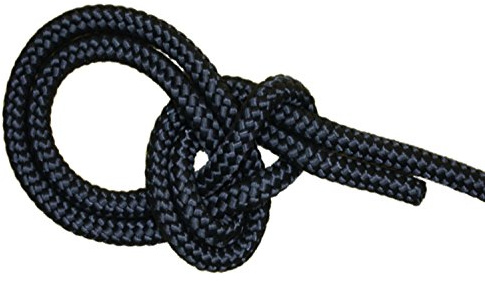 6mm Leine PES-Seil Festmacher 690kg 10m schwarz Polyester geflochten Tau Tauwerk Schot Reepschnur Flechtleine