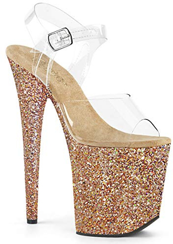 Pleaser Women FLAMINGO-808LG/C/ROGLDHGG Sandals