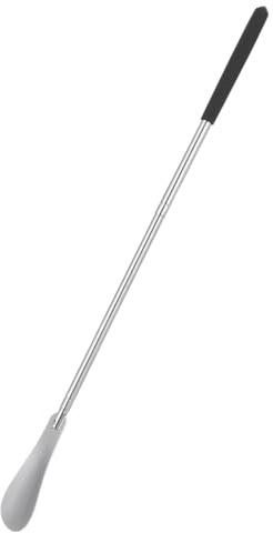 SUPVOX Calzascarpe Telescopico in Acciaio Inox, Manico Regolabile Per Scarpe E Stivali, Design Ergonomico Per Anziani E Famiglie