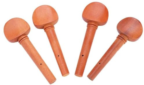 Alomejor Pioli per Accordatura Violino 4 Pezzi, Set Completo per Violino 4/4, Parti di Ricambio per Violino, Accessori per Violinisti, Tuning Pegs per Strumento a Corda