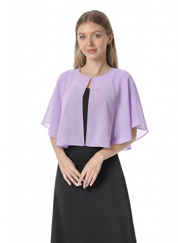 Chiffon Capelet Soft capes Shawls and Wraps for Evening Dress Wedding Cape 1920s shawl accessories for women flapper Cover Up