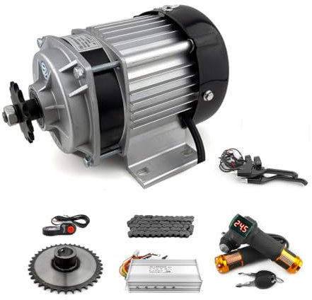 L-faster Fixed Chainwheel 48V 500W Tricycle Conversion Kit Can Load 250kg Go Forward And Backward For Wheelbarrow Bicycle (Throttle handle kit)