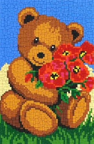 stickit Mini Stecksystem Bär mit Blumen ca. 3.100 Teile Nr. 42284