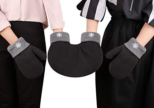 3Pcs Couples Hand Holding Mittens Winter Warm Christmas Gloves for Gift