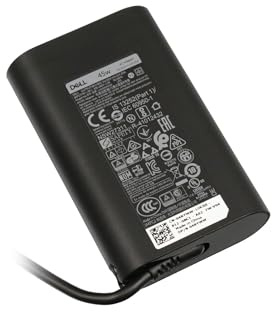 Dell 0T6V87 Original USB-C Chargeur 45 Watts Small | pour Latitude (7220EX) Rugged Tablet, XPS 13 (7390), (9300), (9310)