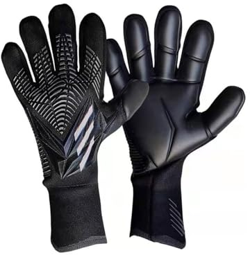 Gants de football pour enfants Gants de gardien de but, gants de football pour garçons, filles et gardiens juniors Gants de football pour entraînement et match, antidérapants, taille 6/7/8/9/10