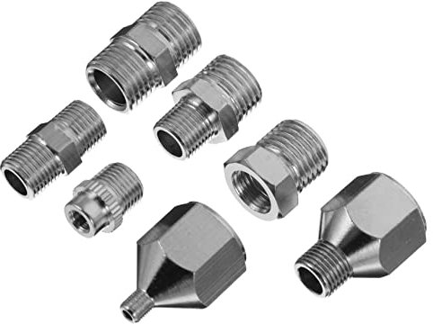 VILLCASE 2sätze Airbrush Adapter Teiliges Schnellkupplungssystem Für Airbrush-schläuche Rostfrei Für Kreative Projekte Und Malerei