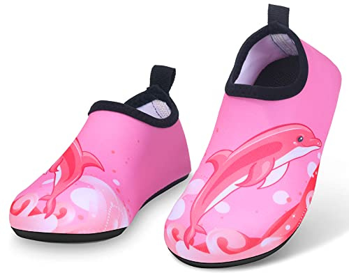 Badeschuhe Kinder Wasserschuhe Schwimmschuhe,Strandschuhe Barfußschuhe Jungen Mädchen Aquaschuhe Baby rutschfeste Surfschuhe Sportschuhe Aquasocken Schwimmbad Urlaub Must Haves