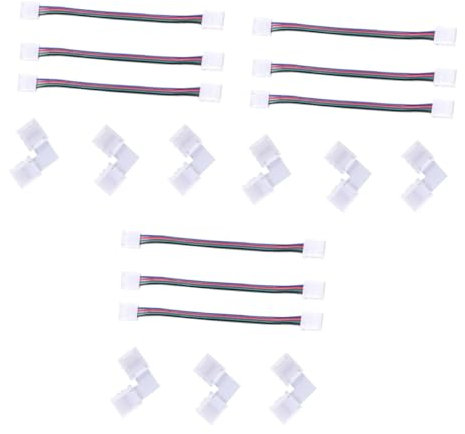 Garneck 3 Sätze Netzteilleiste Rgb-lichtanschluss Stoßverbinder Led Jumper