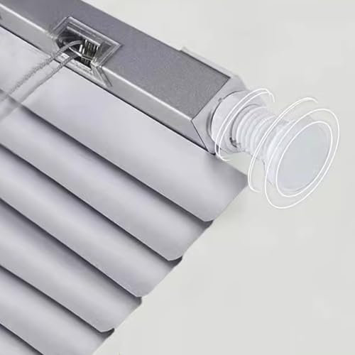 Tende oscuranti orizzontali senza trapano for finestre, veneziane in metallo di alluminio, regolazione della luce impermeabile con stecche in alluminio da 25 mm, colore/dimensioni personalizzati, larg