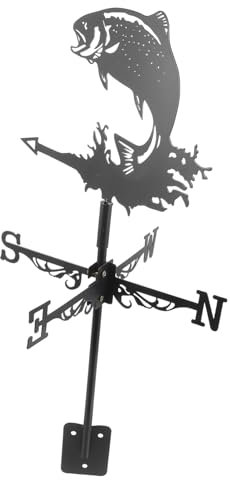 Milisten Wetterfahne Ornament Für Garten Retro Windrichtungsanzeiger Mit Einfacher Für Dekorative Zwecke Im Freien Für Farm Und Gartenlandschaften