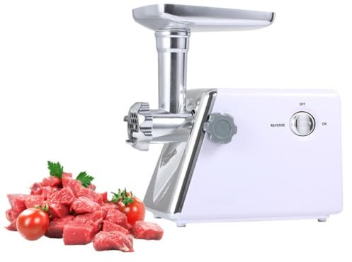 GAYAYAS Electric Meat Grinder, Meat Mincer, Sausage Stuffer Maker, Food Grinder with Sausage, 3 Grinder Plates, Stainless Steel for Home Kitchen and Commercial Use