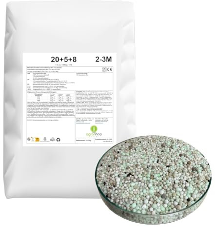 Agrarshop Rasendünger Agracote 20+5+8 18,5 kg Mineralischer Makronährstoffdünger