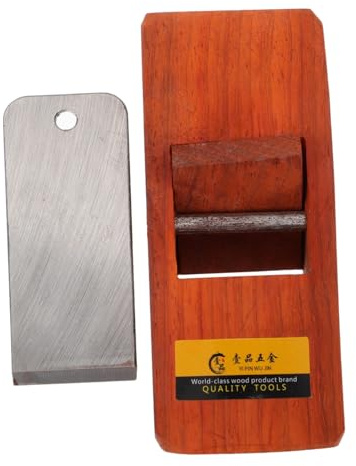 SOIMISS Cepilladora Manual de 108mm de Madera de Acero para Carpinteros, Herramienta y Compacta para Alisado Suave en Trabajos de Carpintería