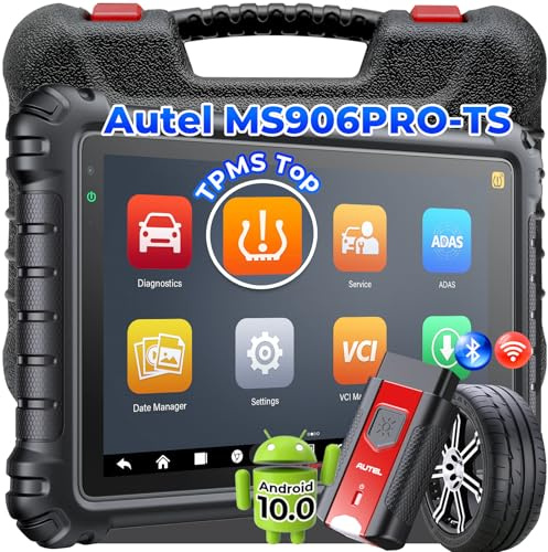 Autel MaxiSYS MS906 Pro-TS Diagnosegerät Auto, 2026 RDKS Programmiergerät Up von MK900-TS MP900TS MP808BT MK906 PRO MP900BT, Vollständige TPMS &ECU-Codierung, 3K+ Aktive Tests, CANFD&DoIP Auto Scan2.0