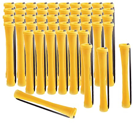 Lot de 50 tiges ondulées ondulées pour cheveux bouclés et ondulés 0,7 cm