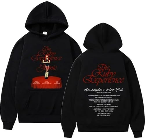 CUTTE Felpa Jennie - Pullover Stampato Unisex, Stile Streetwear Casual per Primavera E Autunno (1,M)