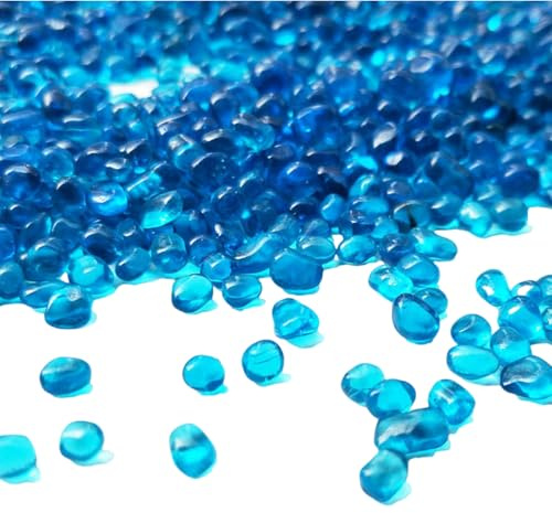 Zuoeay Ghiaia colorata con perline in vetro inferiore per acquari per vari acquari decorazione per acquari per piscine e stagni