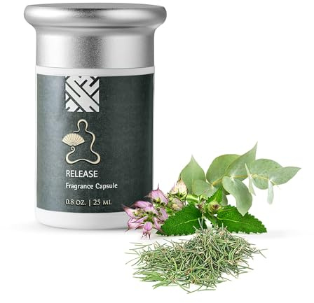Mandarin Oriental Home Diffuser - Luxury Hotel Fragrance Capsule - Release - Eucalyptus, Clary sage, Pine, and Frankincense - Clear Your Mind and prioritize Your Needs