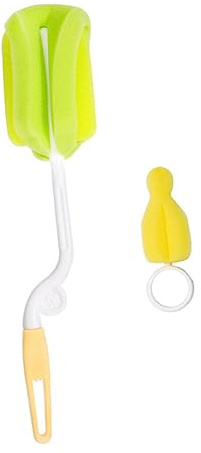 Toyvian 1 Juego Cepillo Para Chupete Cepillo Para Limpiar Chupetes Esponja De Limpieza De Botellas De Leche Lavadora De Biberones Limpiador De Biberones Cepillo De Limpieza Bebé