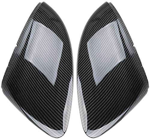 WEINUANXIN Rückspiegel Spiegelkappen Für V&W G&olf MK7 7.5 GTI 7 7R 2 Stück/Set Autospiegelabdeckungen Kappen Rückspiegelgehäuse Helle Carbonabdeckung(Carbon Pattern)
