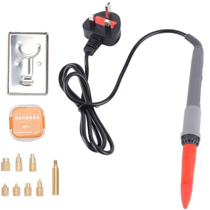 Soldering Iron Kit, 60W Digital Soldering Iron Heat Set Insert Tool with M2/M2.5/M3/M4/M5/M6/M7/M8 Insert Tips, Soldering Iron Stand, Constant Temperature Function (60W)