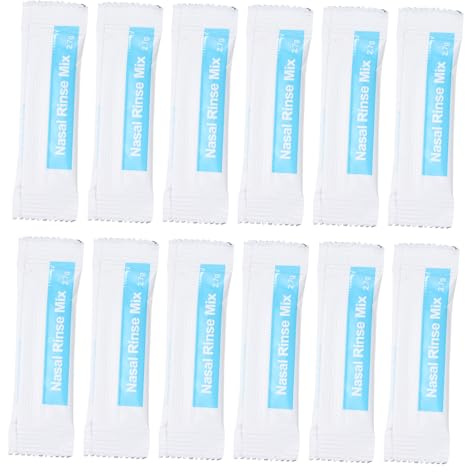 LRXIYODE Sal Cuidado Nariz y Lavado Nasal Sal 40 Paquetes 2.7g Disolución Rápida Sin Irritación Uso Para Adultos y Niños Limpieza Diaria Nasal